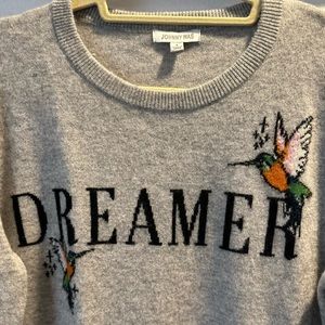 Johnny Was cashmere “Dreamer” crew neck sweater. Size Small